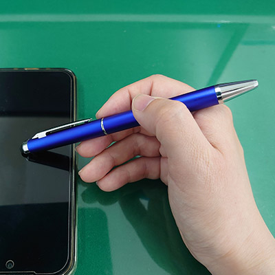 タッチペン付ビジネスペン（V010193）タッチペン操作