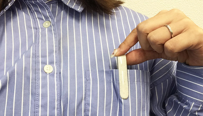 バンブーワイドクリップペン(SNS-0400123)無ポケットに入れても目立つクリップ