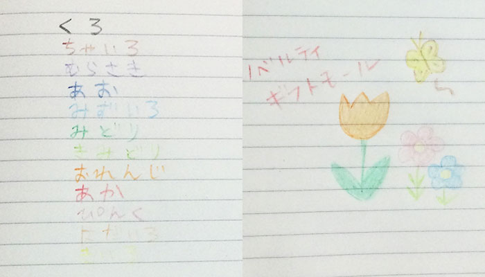 クラフト12色いろえんぴつ(SNS-0400122)試し書き