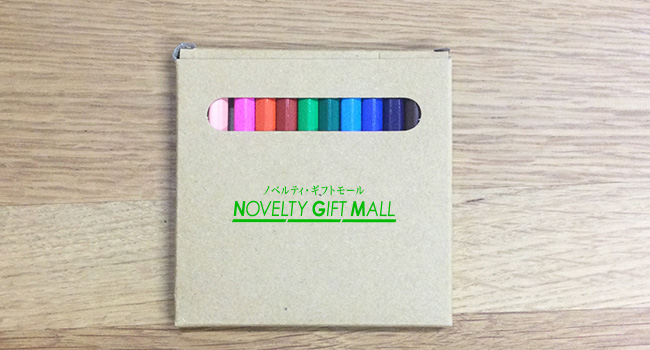 クラフト12色いろえんぴつ(SNS-0400122)名入れイメージ
