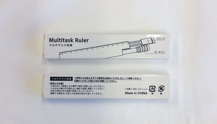 マルチタスク定規(SNS-0400125)パッケージ