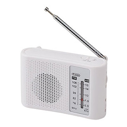 コンパクトAM/ワイドFMラジオ（V010402）商品画像