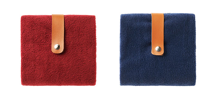 ≪実際に使ってみました！≫ベルト付ハンディブランケット（V010353