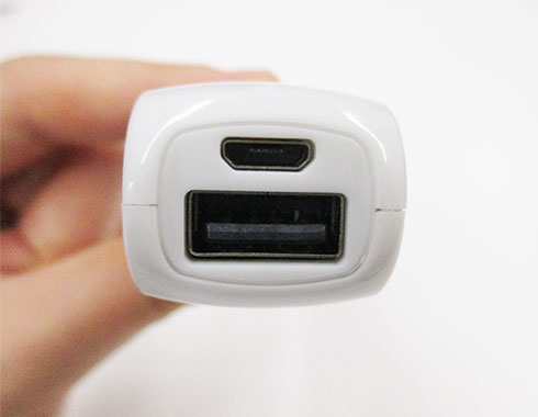 ポケットバッテリー2000(V010357)本体差し込み部分イメージ