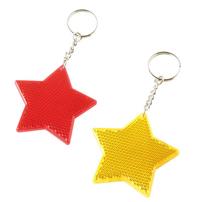 反射板キーホルダーほし（mcES025）本体イメージ