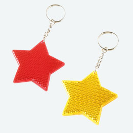 反射板キーホルダーほし（mcES025）商品画像